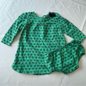 Tucker and Tate Green Telephone dress set 18 Months